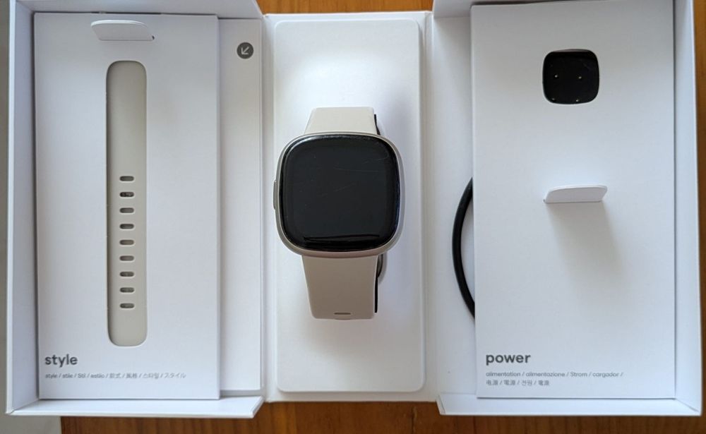 Fitbit Sense 2 Smartwatch + 8 Pulseiras + Películas (Excelente Estado)
