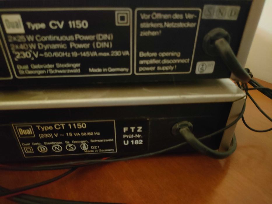 Wzmacniacz dual cv 1150- tunerct 1150 kolumny bose 40w 8 om