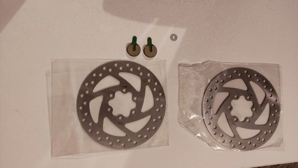 Calços + Discos (Travões) para Kukirin G2 Max