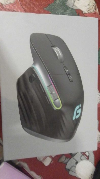 Rato Wireless Dual Mode 2.4G + BT 5.0 Recarregável - Novo!!