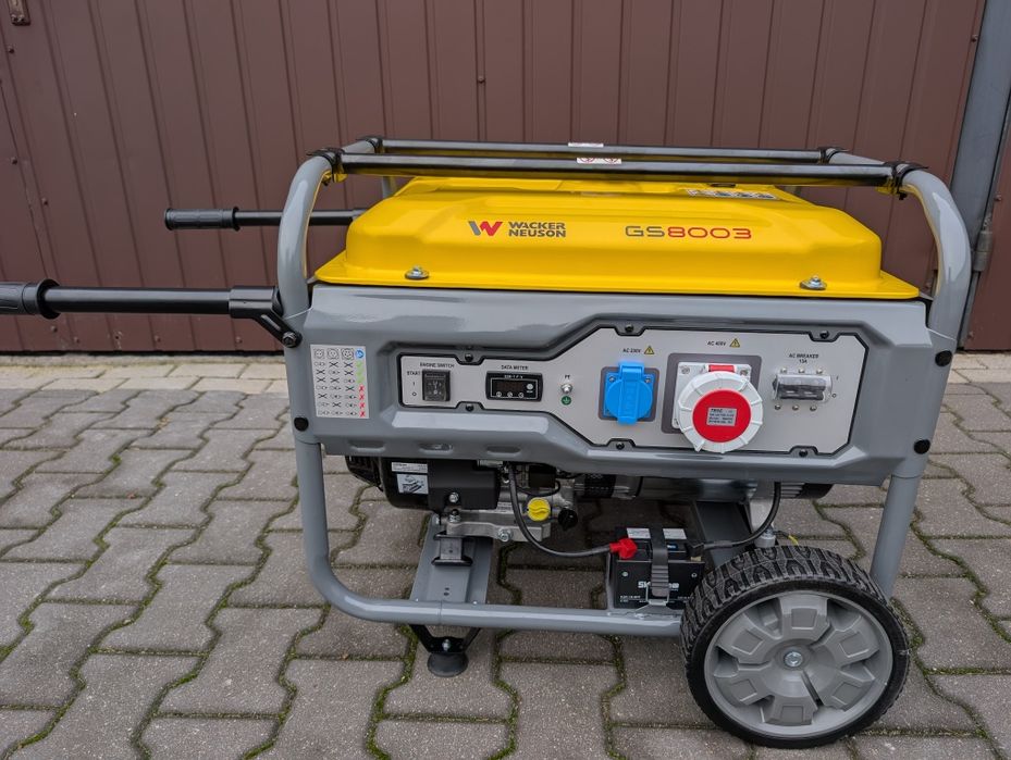 Wynajem agregat generator prądotwórczy trójfazowy 8kw