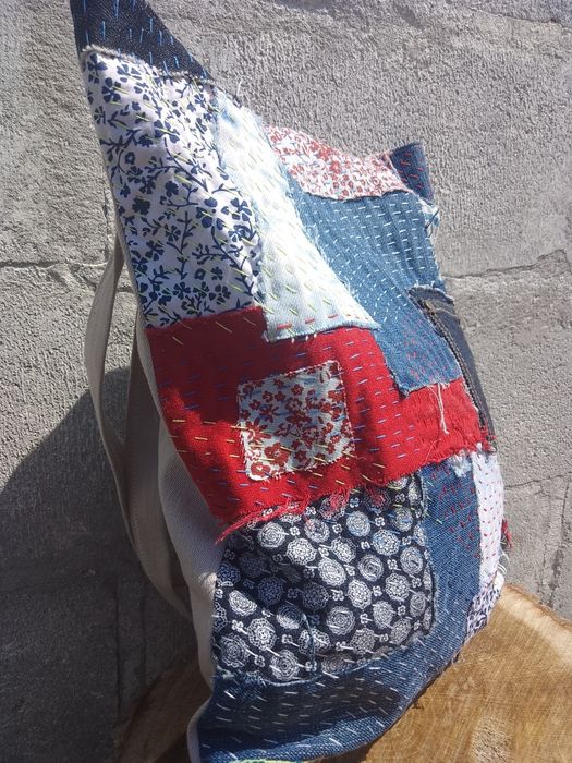 Сумка-шоппер ручной работы