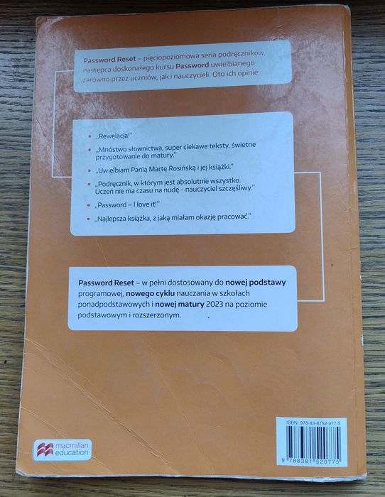 Password Reset A2+/B1