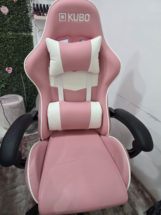 Cadeira gamer rosa