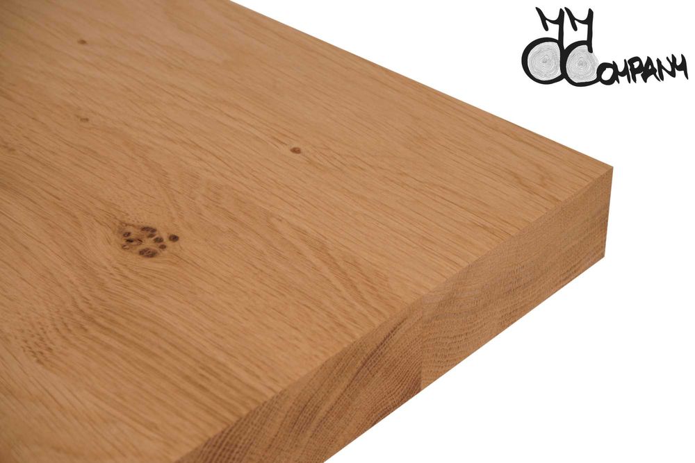 Surowe Stopnie Drewniane Lity Dąb Dębowe Podstopnie Schody PREMIUM