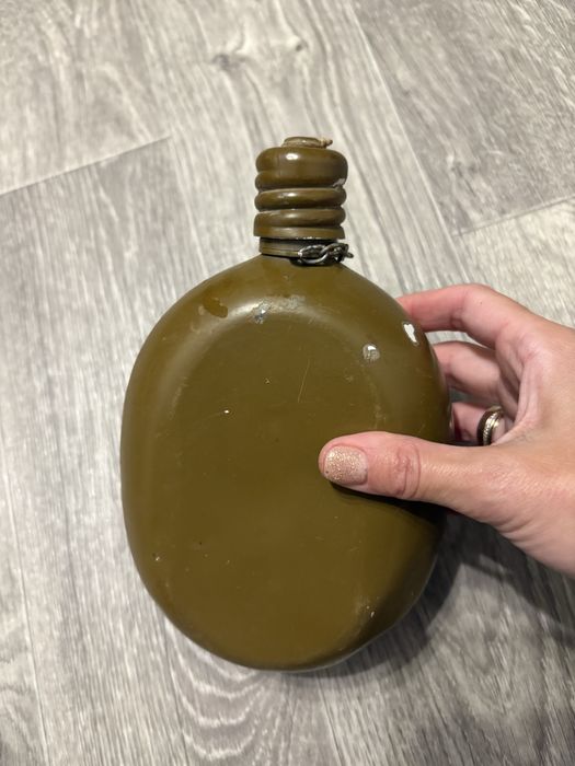 Армейская алюминевая фляга