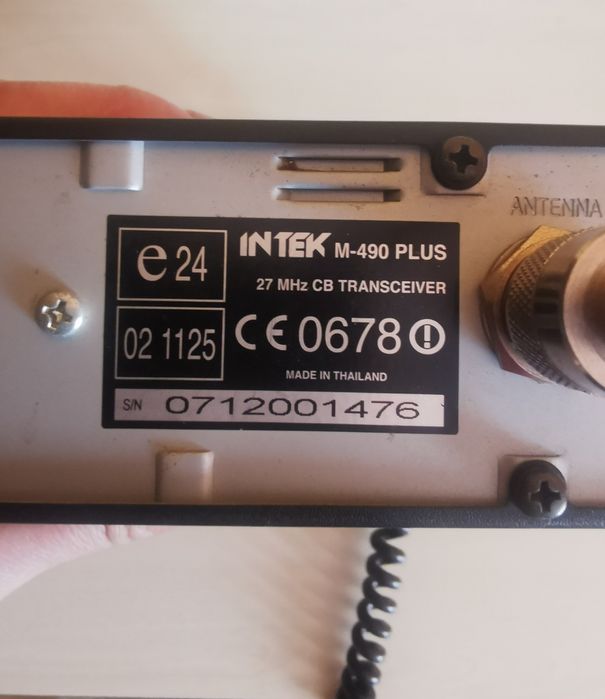 Рація М-490 Plus програмований мобільний СВ трансивер