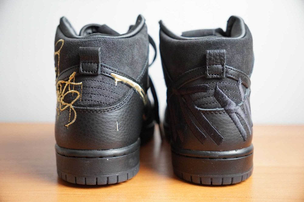 Buty Nike SB Dunk High FAUST Black Gold (EU 42)
