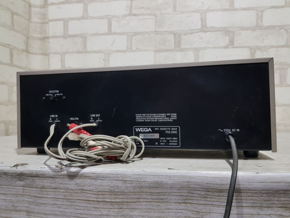 Hi-Fi Стерео касетна дека WEGA PSS 200C, б/у з Німеччини