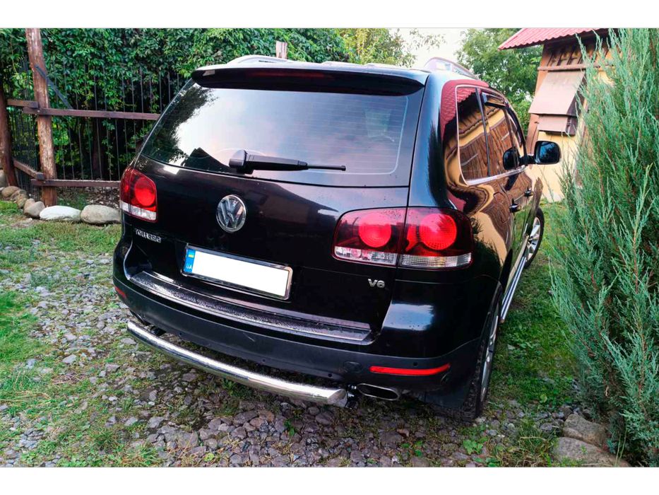 Задній захист AK002 для Volkswagen Touareg 2002-2010 Нержавіюча сталь (2 шт.)
