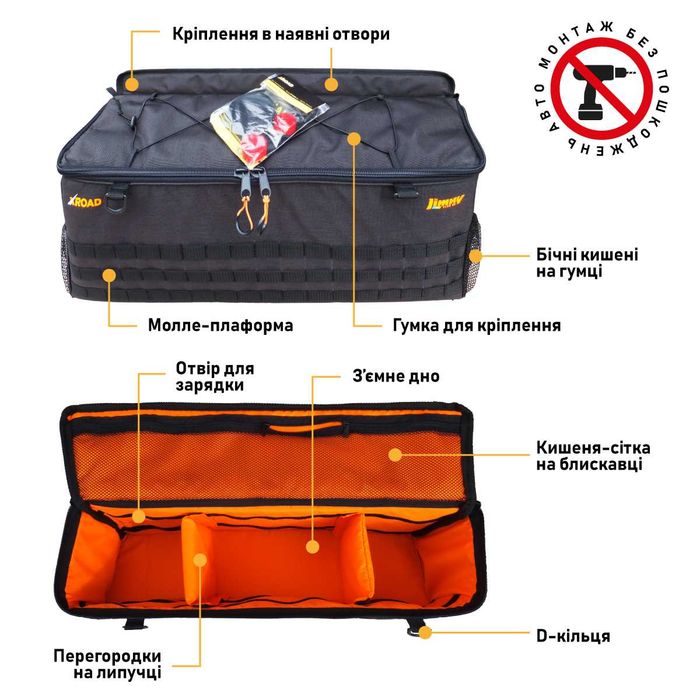 Suzuki Jimny JB64 JB74 2018+ Сумка органайзер в багажник