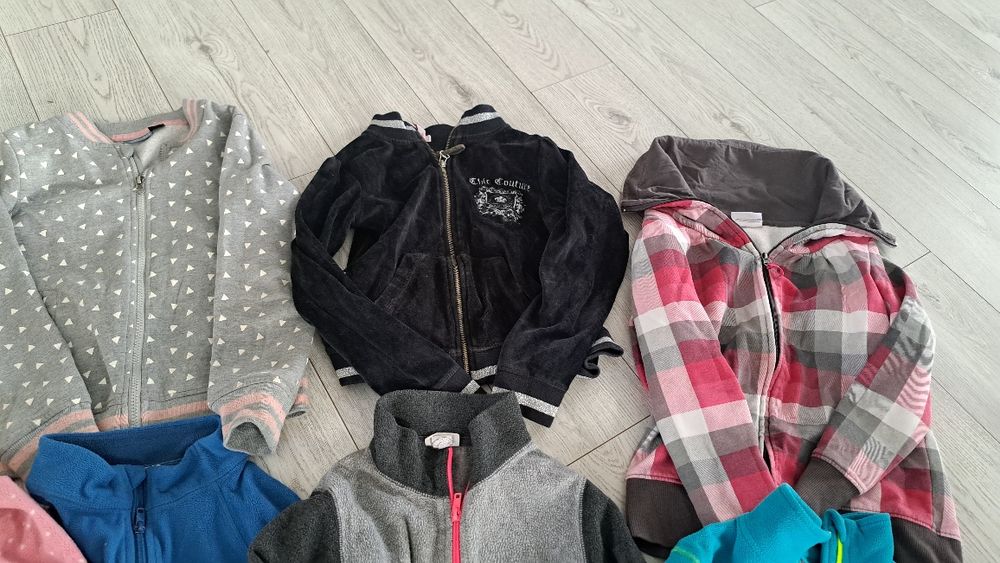 Bluzy polary spodnie dla dziewczynki 134 140 wiosna jesien