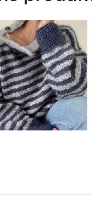 Sweter  damski w paski S/M nowy