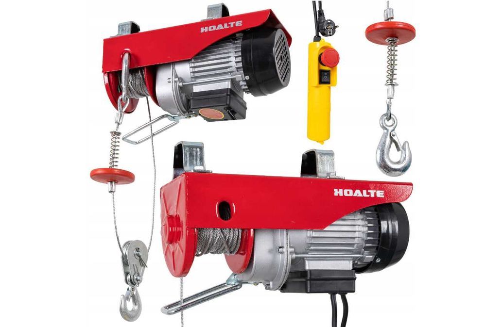 Тельфер электрический Hoalte 36601 150/300 кг лебедка таль електрична