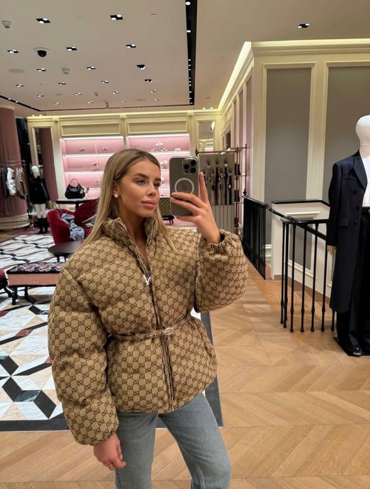 Puchowa Kurtka Gucci! Premium jakość! S M L