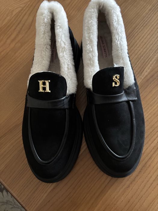 Продам лоферы зимние Helena Soretti