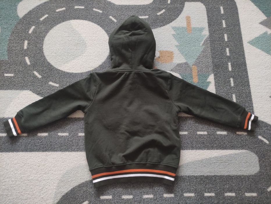 Endo rozpinana bluza z kapturem z niedźwiedziem 98