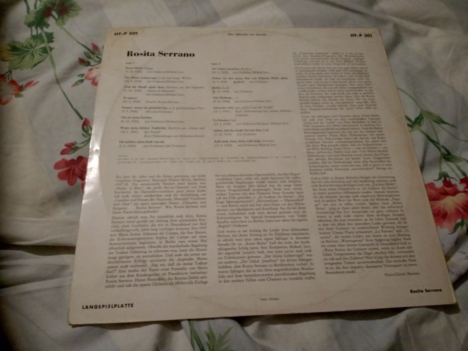 Rosita Serrano Das schönste von damals lp