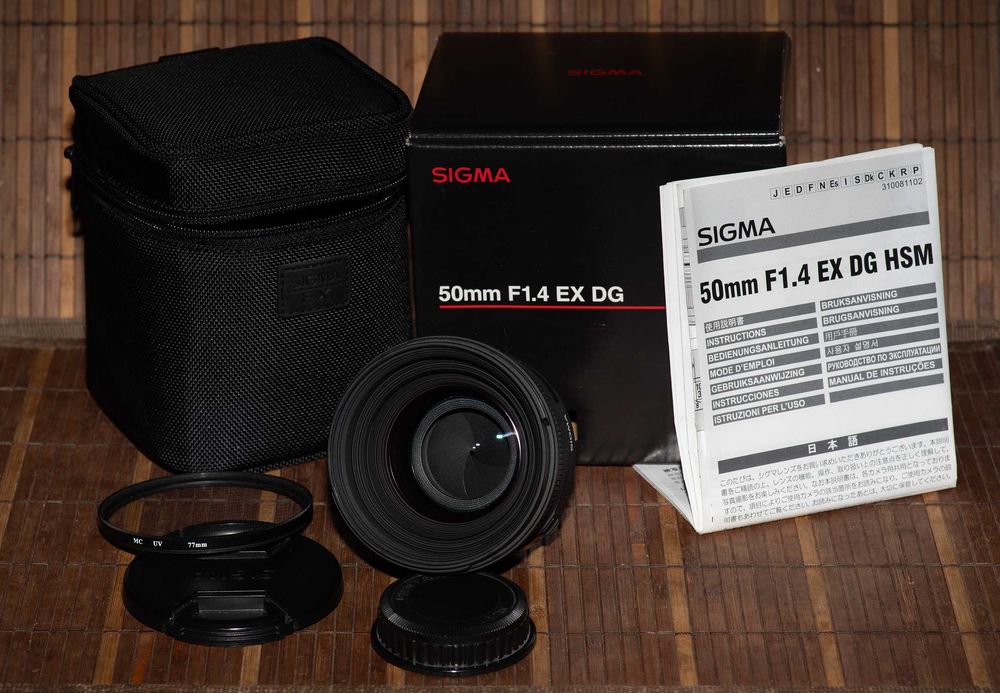 Obiektyw Sigma 50mm F1.4 EX DG HSM (Pentax APS-C) | czytaj opis, to ważne !!! - oferta do 20.09