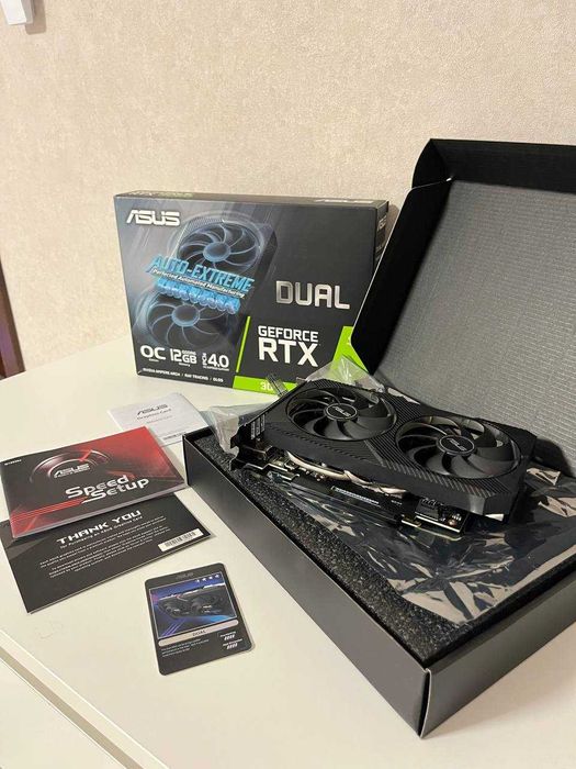 ASUS GeForce RTX 3060 12GB OC, гарантія, ідеальний стан