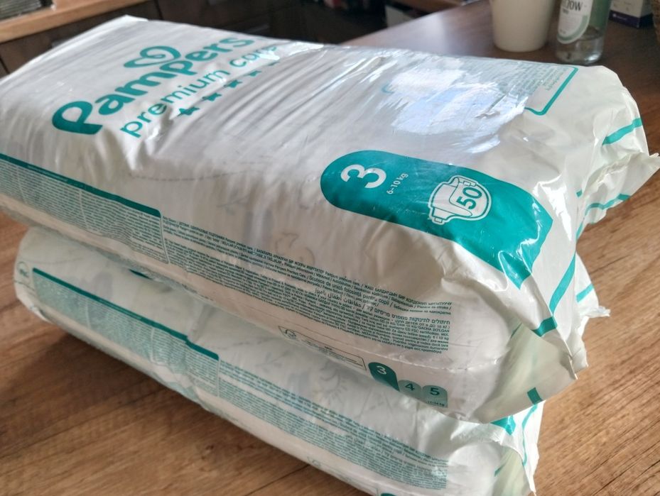 Pampers Premium Care 3 – 100 szt. (2x50) – NOWE