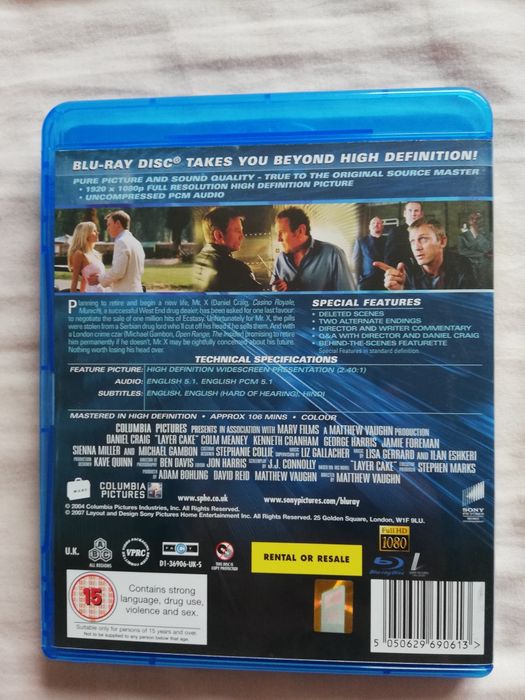 Blu ray do filme "Layer Cake" (portes grátis)