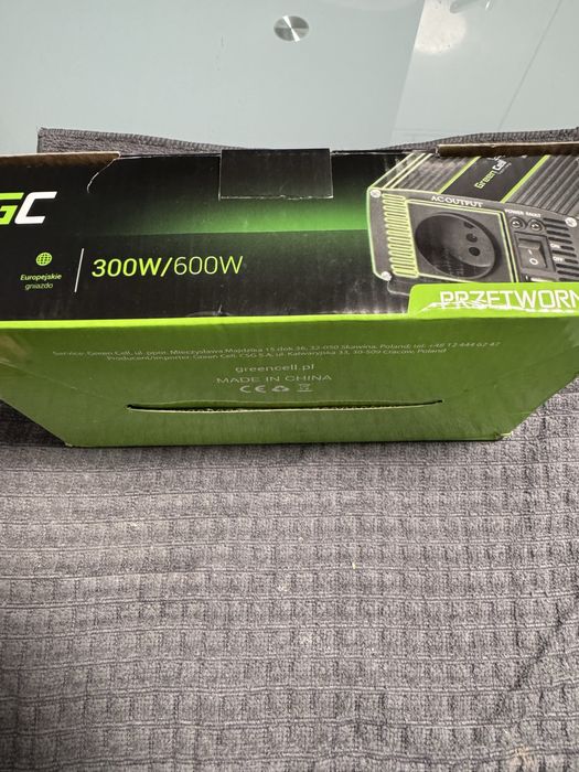 Інвертор  Green Cell 12 В → 230 В 300 Вт/600 Вт Inverter