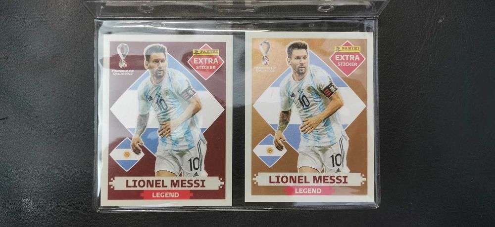 Legendary Messi Stickers - 2022 FIFA World Cup Qatar - Base and Bronze