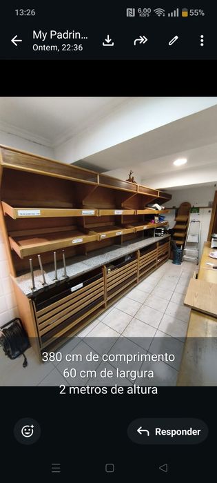 Mobiliário Completo para Padaria / Pastelaria / Mercearia