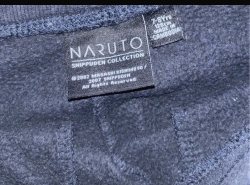 Dres komplet dresowy bluza spodnie Naruto 122-128cm