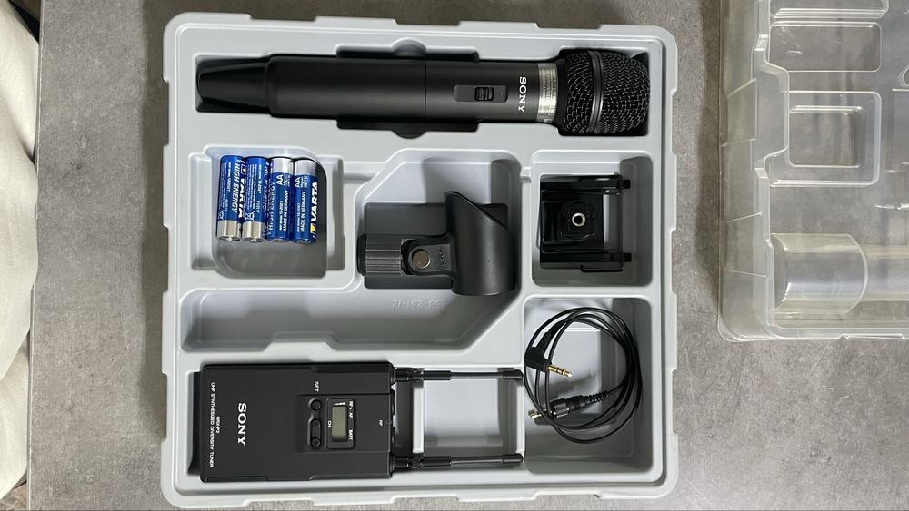 Micro sony uwp v2 kit microfone