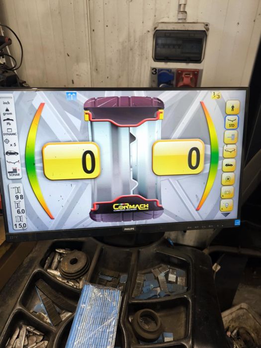 Cormach  MEC820vdl Sonar - Wyważarka do kół