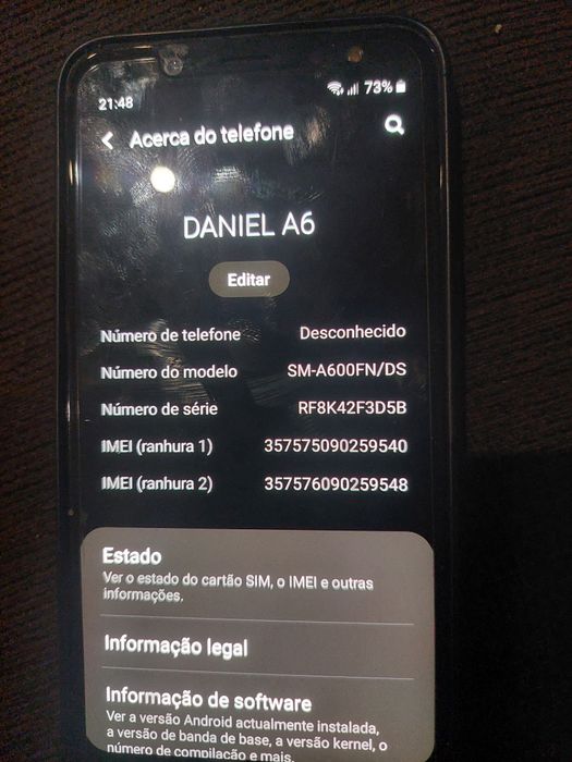 Telemóvel A6  32G
