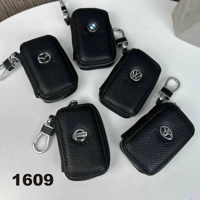 Шкіряний чохол брелок для ключів від машини, брелок сигналізації