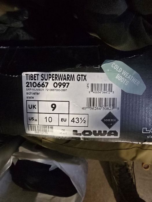 Черевики тактичні ( берці)  "LOWA® TIBET EVO 200 GTX® HI" SLATE