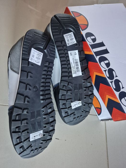 Nowe buty sportowe Ellesse 39 rorano runner szare granatowe białe snea