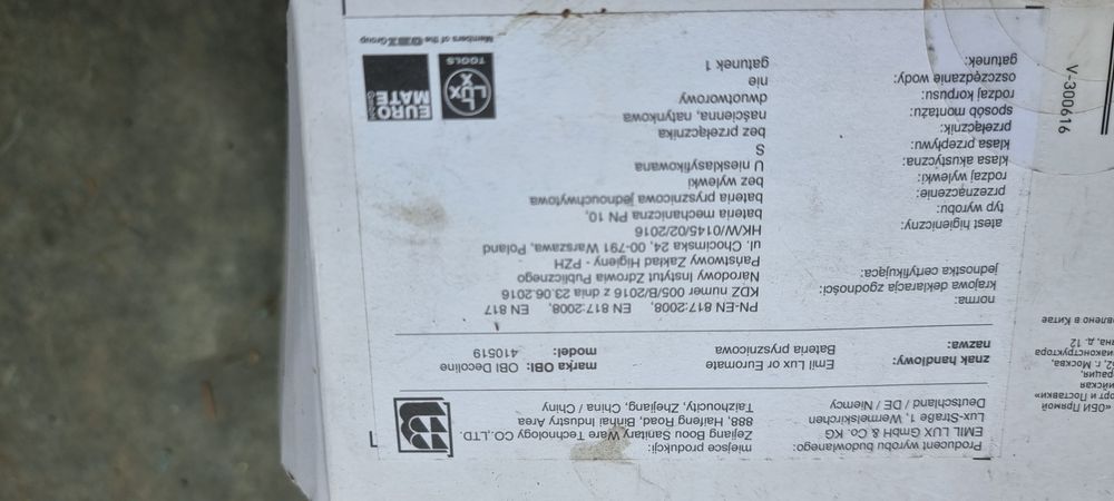 Bateria prysznicowa Lux Obi Decoline