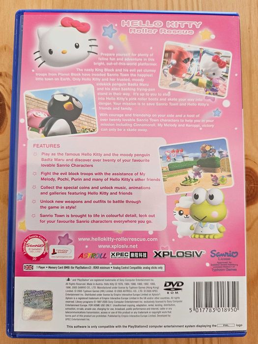 Jogo Hello Kitty Roller Rescue, para Playstation 2