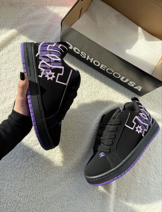 DC Shoes Court Graffik Black Purple