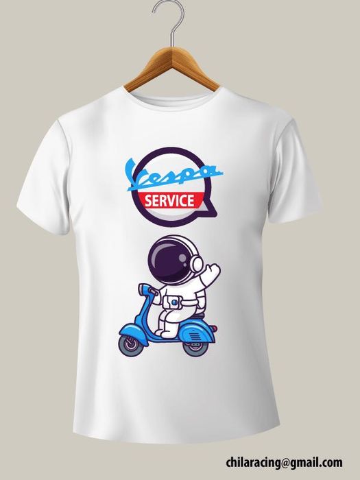 T shirt vespa Scooter