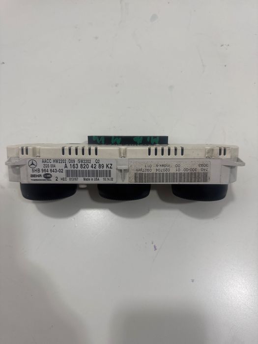 Control soufagem Mercedes Ml W163