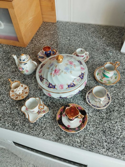 Miniaturas em porcelana Limoges