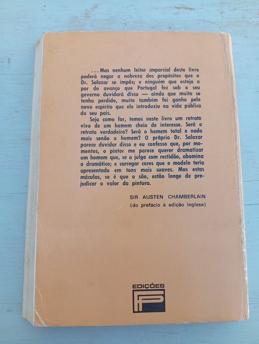 Livro "Salazar - O Homem e a sua Obra" de António Ferro (Ed. 1982)