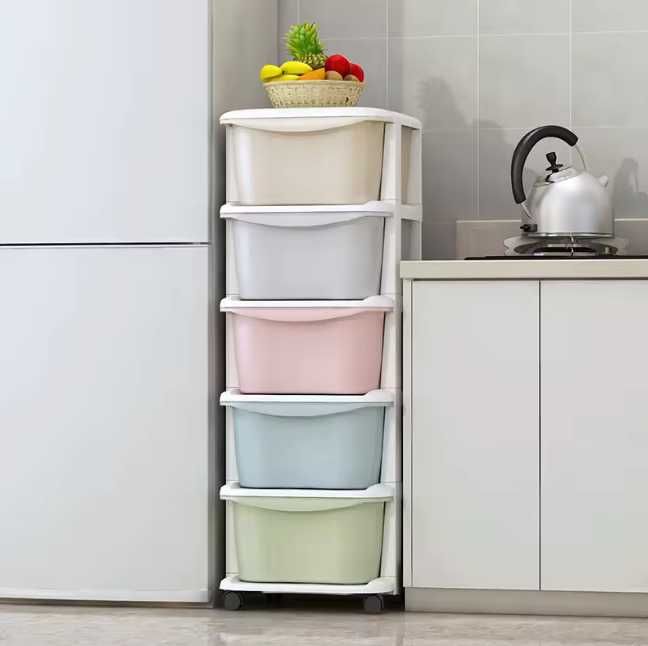 Стелаж органайзер пластиковий шкаф комод ящики для зберігання