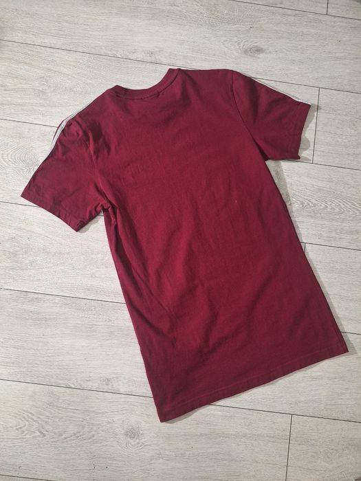 Чоловіча бордова футболка Adidas Originals S оригінал