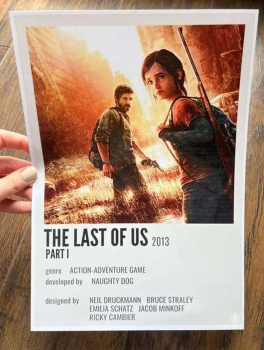 Plakat A4 kodak the last of us