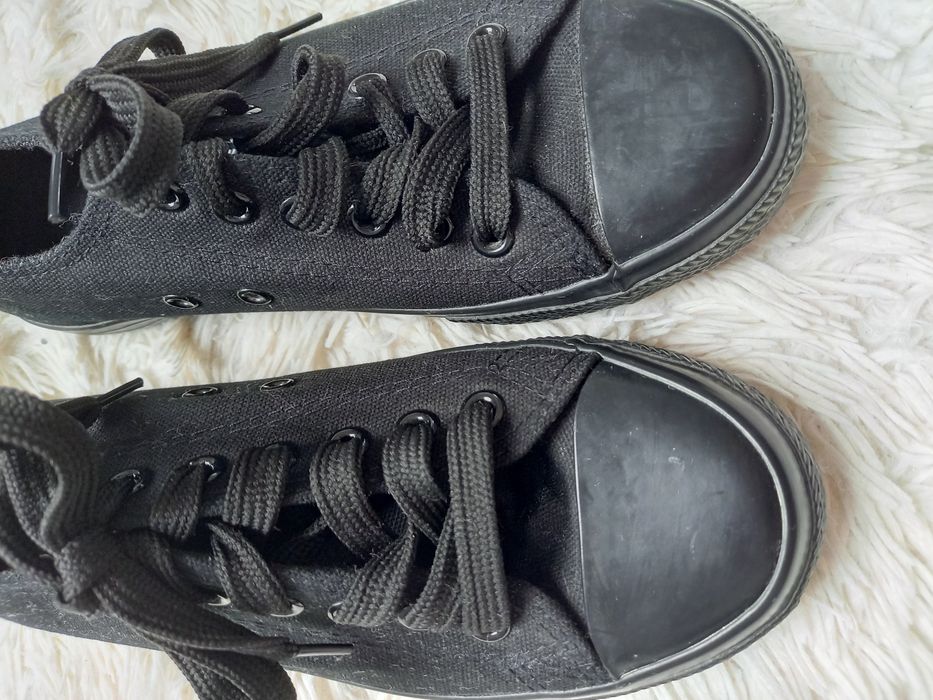 Trampki czarne  converse rozmiar 36