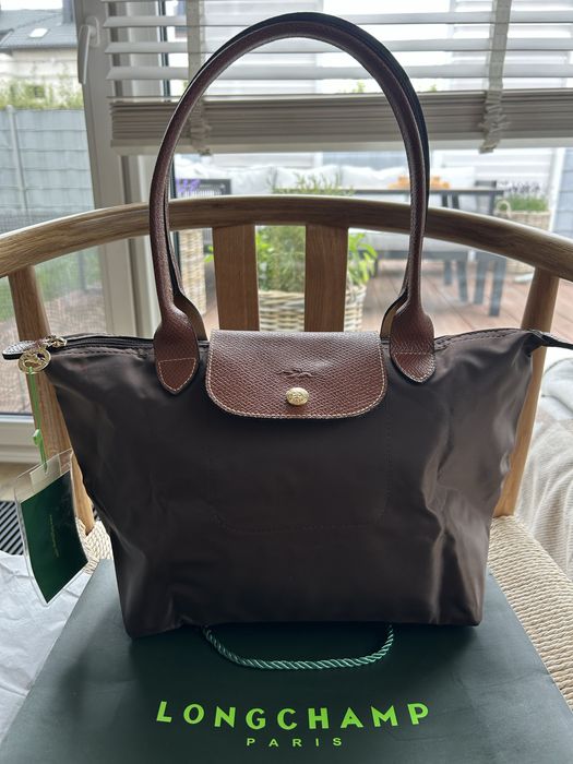Longchamp torebka brązowa M