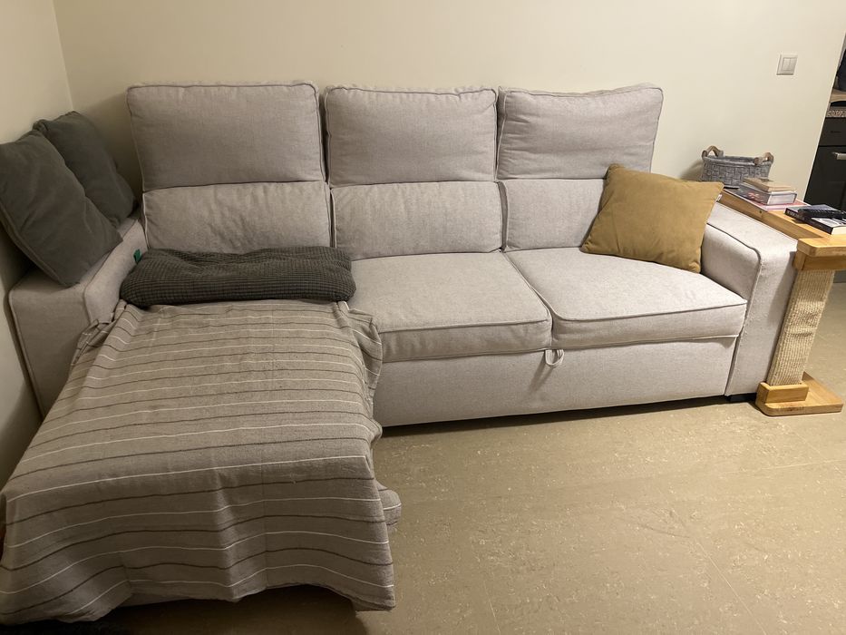 Sofá-cama c/ chaise longue Sandler