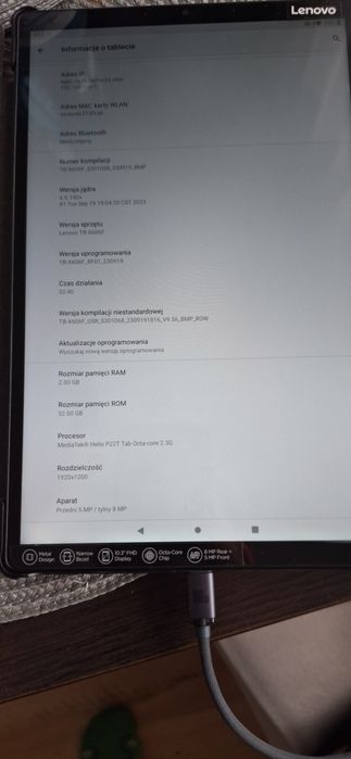 Tablet Lenovo tabM10  FHD PLUS